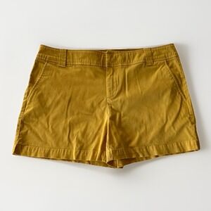 3/$25 Sale! New‎ York & Company Women's Shorts Yellow Size 6 3.5" Inseam